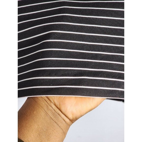 The Loft Black White Striped Women's Petite Skirt Size XS - Picture 8 of 8